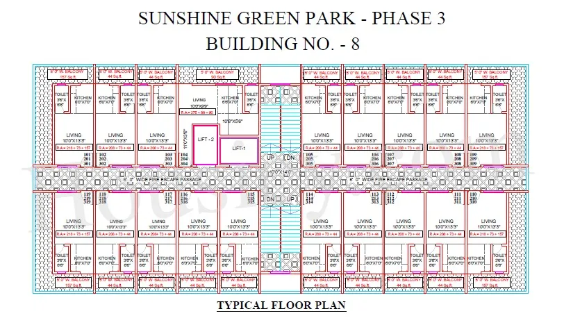 Sunshine Green Park Floor plan 1